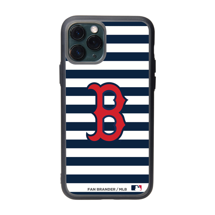 Fan Brander Slate series Phone case with Boston Red Sox Stripes