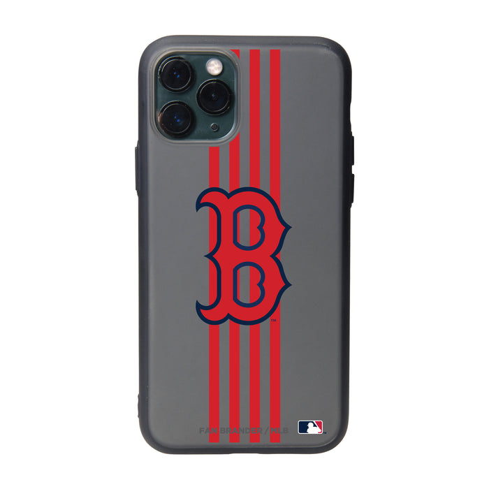 Fan Brander Slate series Phone case with Boston Red Sox Primary Logo with Vertical Stripe