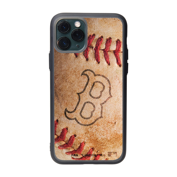 Fan Brander Slate series Phone case with Boston Red Sox Primary Logo and Baseball Design