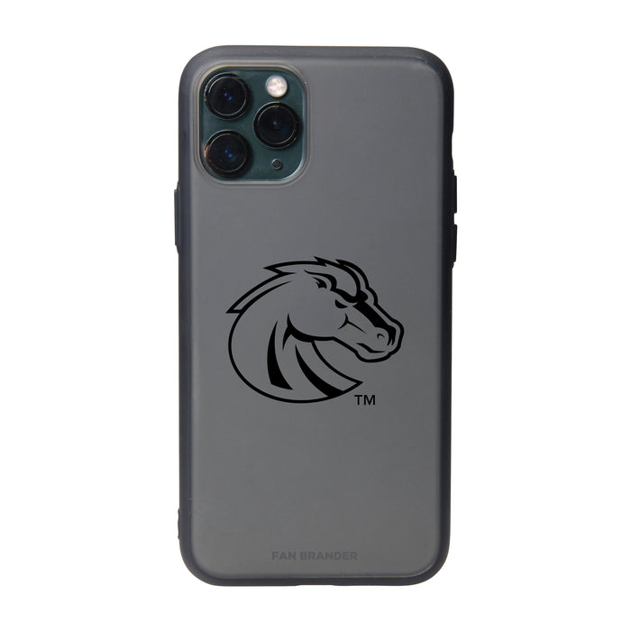 Fan Brander Slate series Phone case with Boise State Broncos Primary Logo in Black