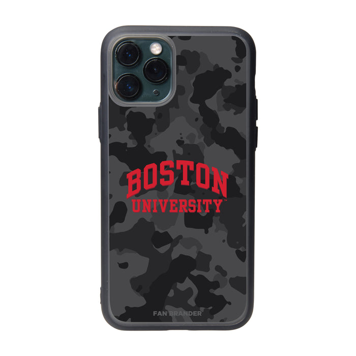 Fan Brander Slate series Phone case with Boston University Urban Camo design
