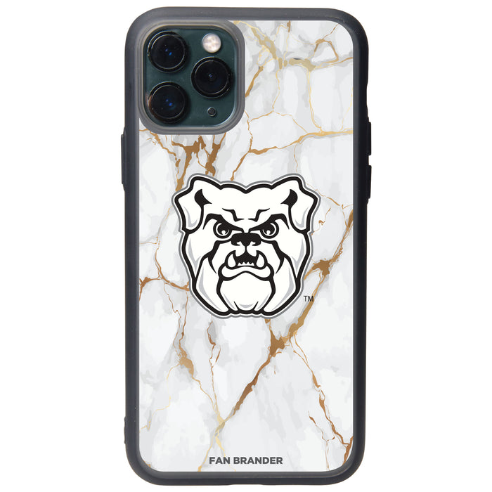 Fan Brander Slate series Phone case with Butler Bulldogs White Marble Design
