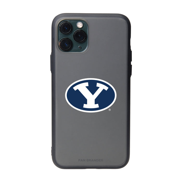 Fan Brander Slate series Phone case with Brigham Young Cougars Primary Logo