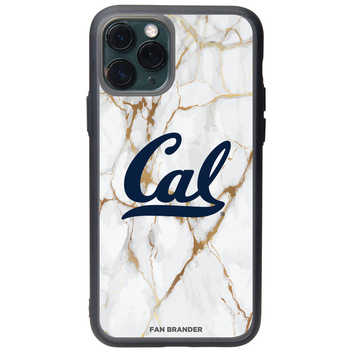 Fan Brander Slate series Phone case with California Bears White Marble Design