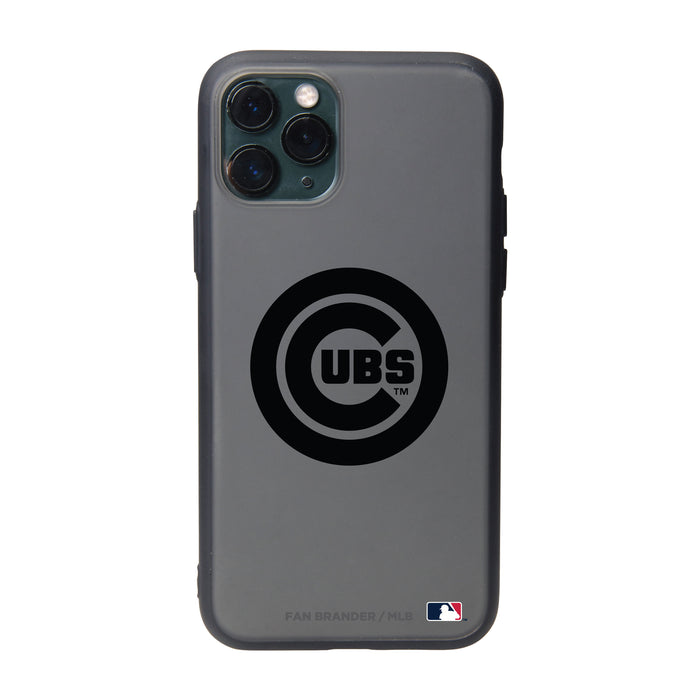 Fan Brander Slate series Phone case with Chicago Cubs Primary Logo in Black