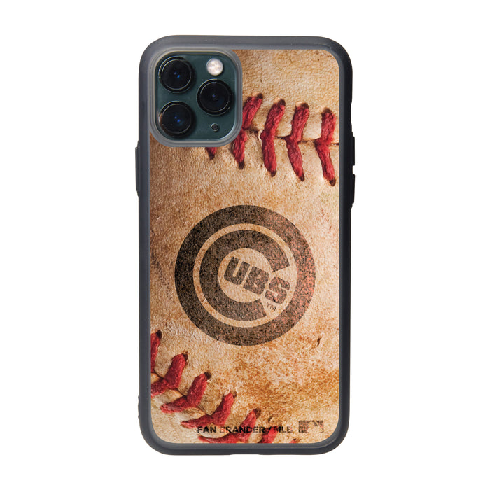 Fan Brander Slate series Phone case with Chicago Cubs Primary Logo and Baseball Design