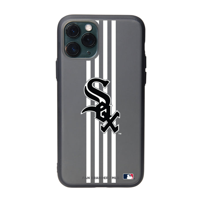 Fan Brander Slate series Phone case with Chicago White Sox Primary Logo with Vertical Stripe