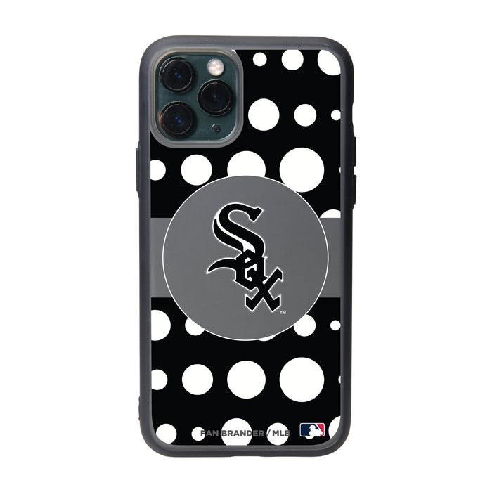 Fan Brander Slate series Phone case with Chicago White Sox Primary Logo with Polka Dots