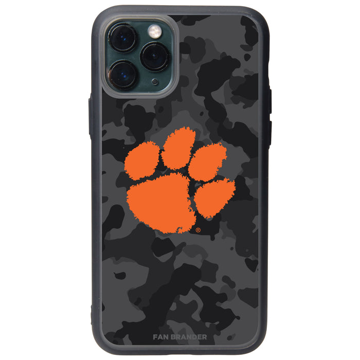 Fan Brander Slate series Phone case with Clemson Tigers Urban Camo design