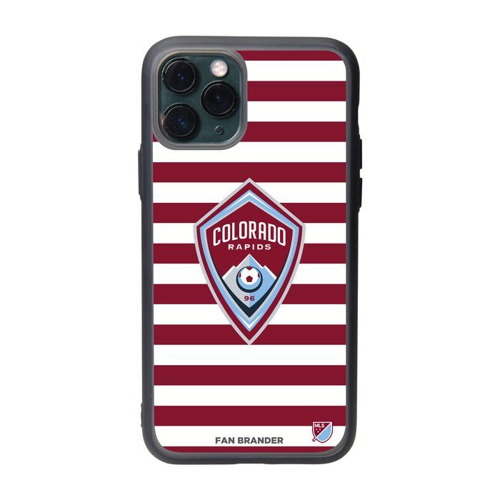 Fan Brander Slate series Phone case with Colorado Rapids Primary Logo with Stripes