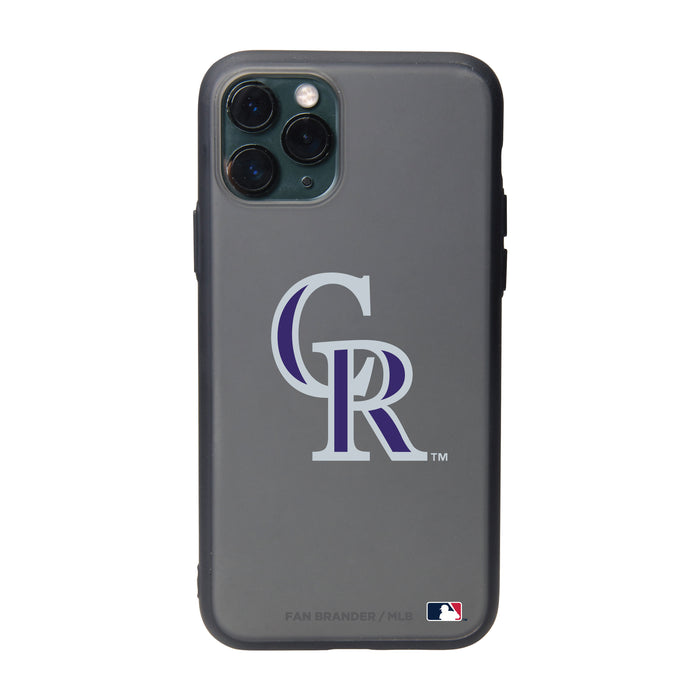 Fan Brander Slate series Phone case with Colorado Rockies Primary Logo