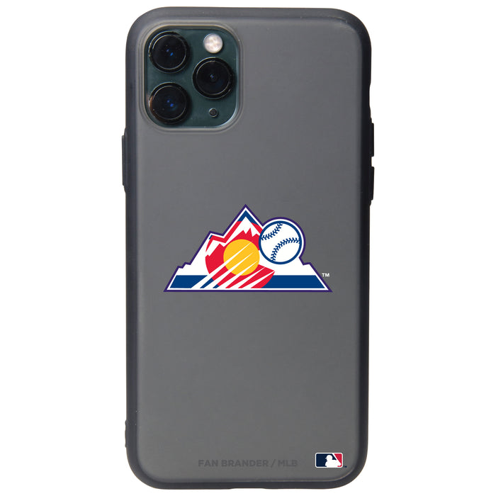 Fan Brander Slate series Phone case with Colorado Rockies Secondary mark design