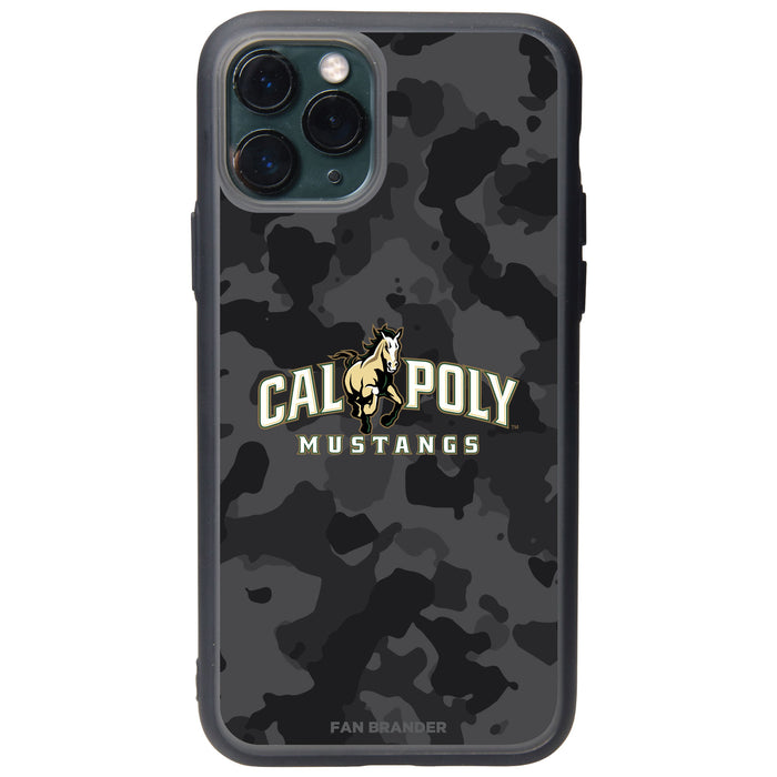 Fan Brander Slate series Phone case with Cal Poly Mustangs Urban Camo design