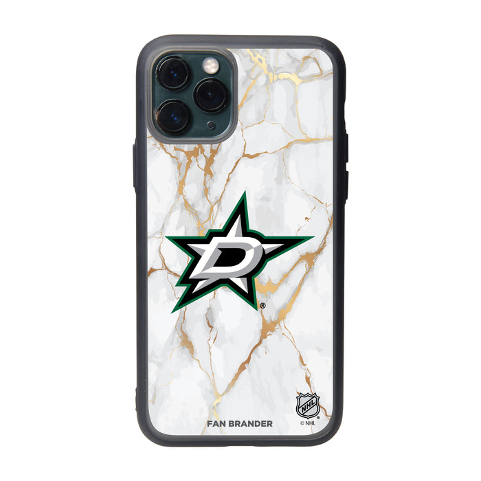 Fan Brander Slate series Phone case with Dallas Stars White Marble Design