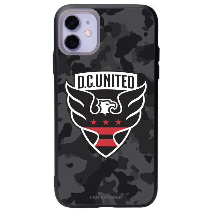 Fan Brander Slate series Phone case with D.C. United Urban Camo Background