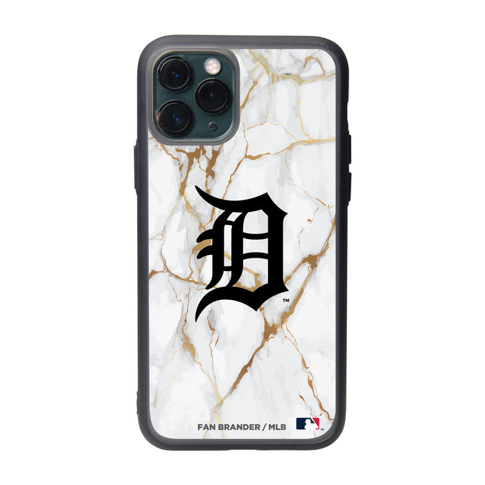 Fan Brander Slate series Phone case with Detroit Tigers White Marble design