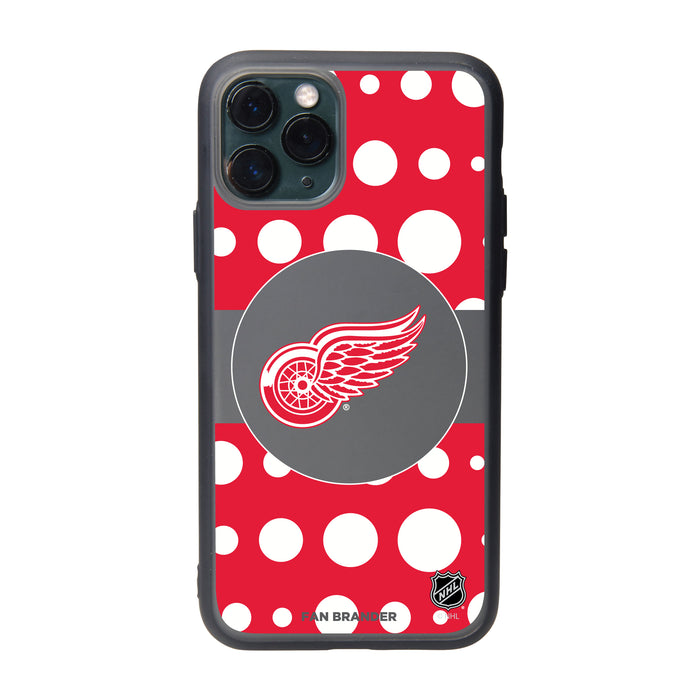 Fan Brander Slate series Phone case with Detroit Red Wings Polka Dots design