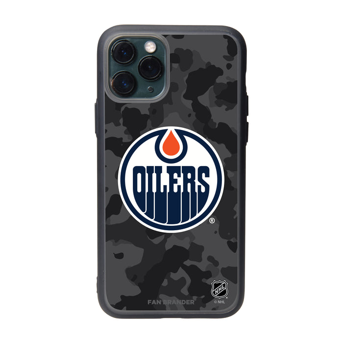 Fan Brander Slate series Phone case with Edmonton Oilers Urban Camo Design