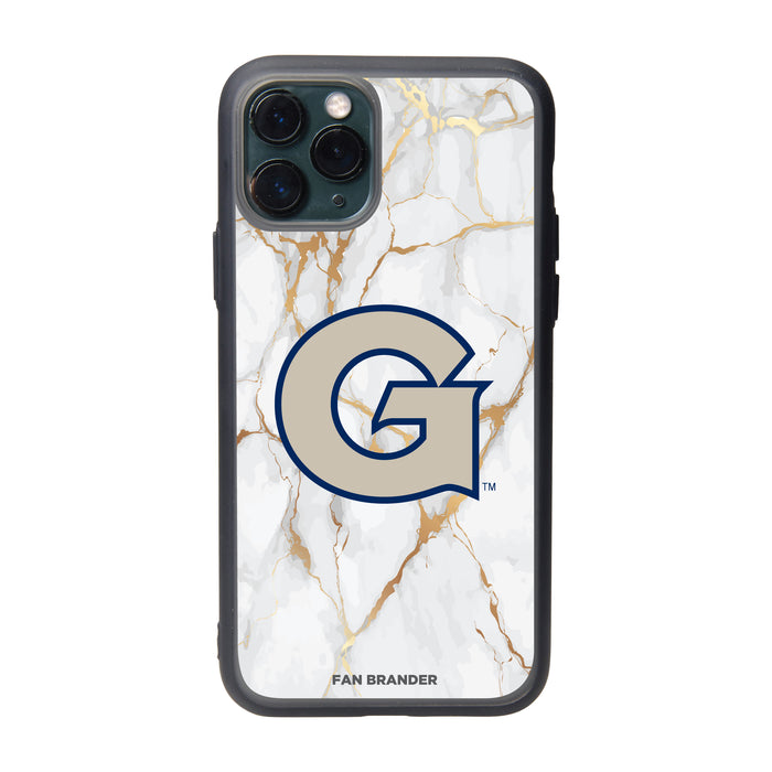Fan Brander Slate series Phone case with Georgetown Hoyas White Marble Design