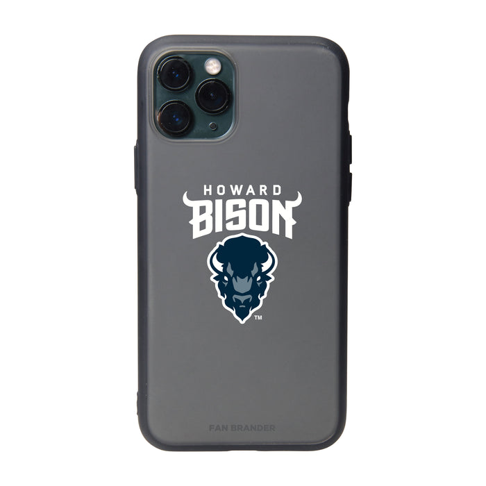 Fan Brander Slate series Phone case with Howard Bison Primary Logo