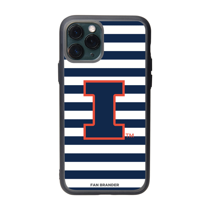 Fan Brander Slate series Phone case with Illinois Fighting Illini Stripes design