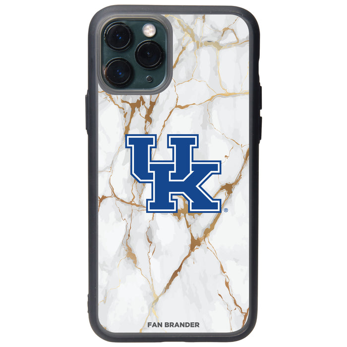 Fan Brander Slate series Phone case with Kentucky Wildcats White Marble Design