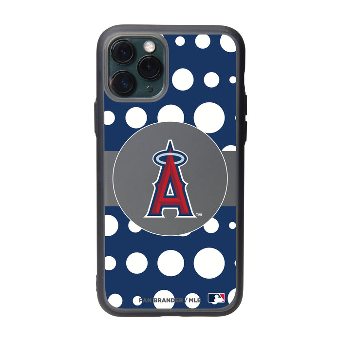 Fan Brander Slate series Phone case with Los Angeles Angels Primary Logo with Polka Dots