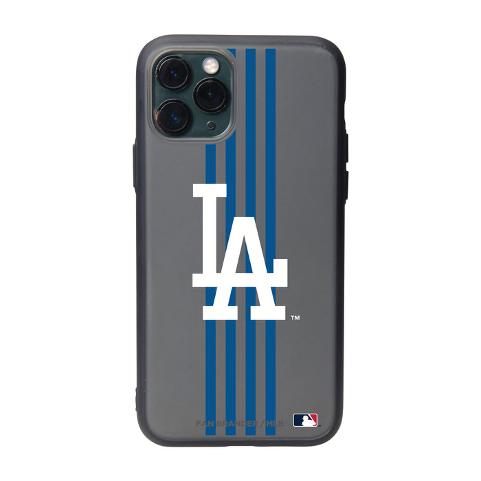 Fan Brander Slate series Phone case with Los Angeles Dodgers Primary Logo with Vertical Stripe