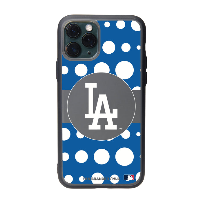 Fan Brander Slate series Phone case with Los Angeles Dodgers Primary Logo with Polka Dots