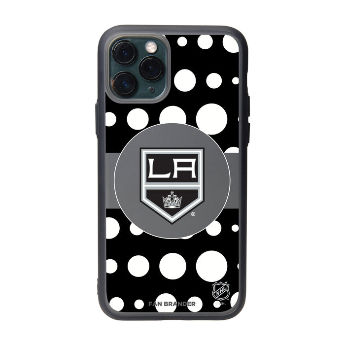 Fan Brander Slate series Phone case with Los Angeles Kings Polka Dots design