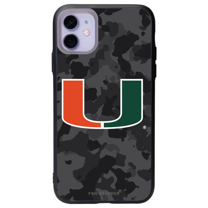 Fan Brander Slate series Phone case with Miami Hurricanes Urban Camo design