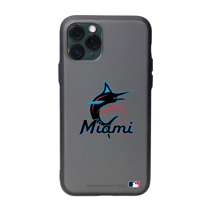 Fan Brander Slate series Phone case with Miami Marlins Primary Logo