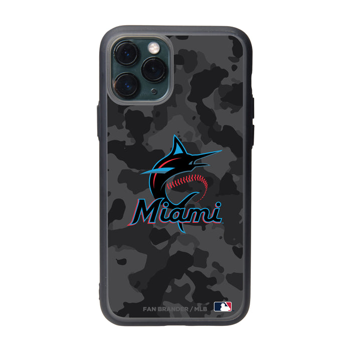 Fan Brander Slate series Phone case with Miami Marlins Urban Camo