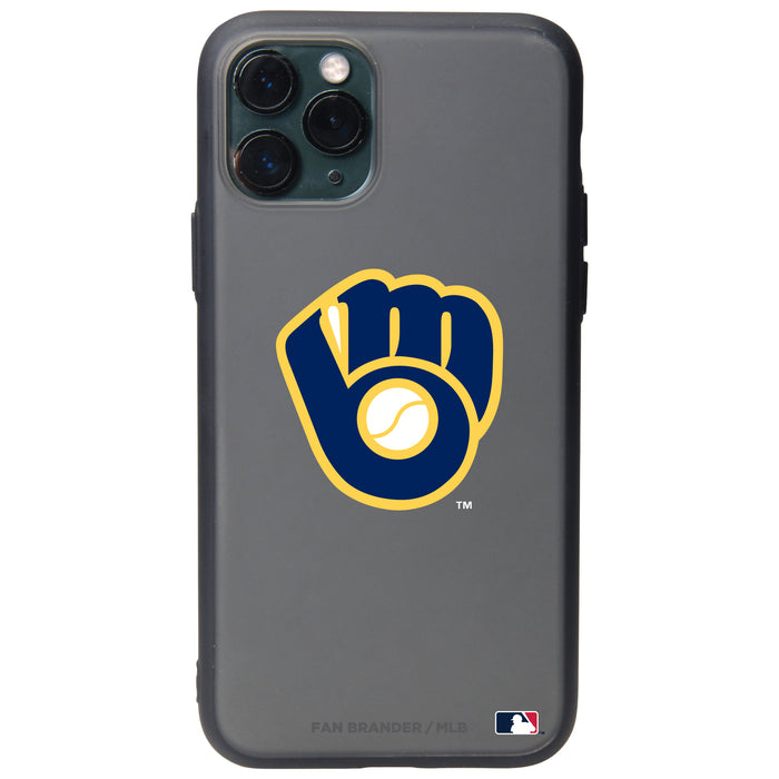 Fan Brander Slate series Phone case with Milwaukee Brewers Secondary mark design