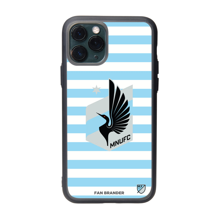 Fan Brander Slate series Phone case with Minnesota United FC Primary Logo with Stripes