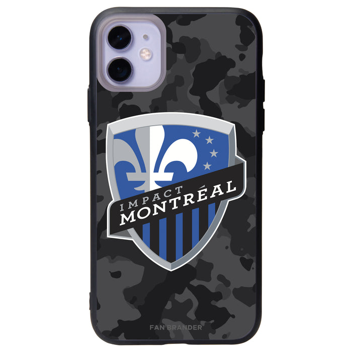 Fan Brander Slate series Phone case with Montreal Impact Urban Camo Background