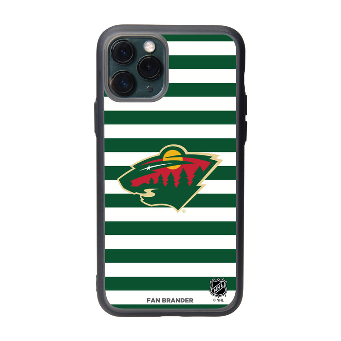 Fan Brander Slate series Phone case with Minnesota Wild Stripes