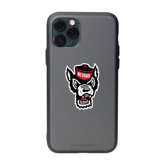 Fan Brander Slate series Phone case with NC State Wolfpack Wolf Head Logo