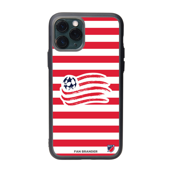 Fan Brander Slate series Phone case with New England Revolution Primary Logo with Stripes