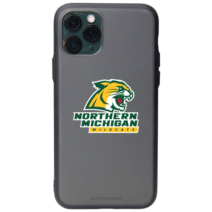Fan Brander Slate series Phone case with Northern Michigan University Wildcats Primary Logo