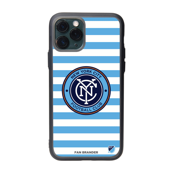 Fan Brander Slate series Phone case with New York City FC Primary Logo with Stripes