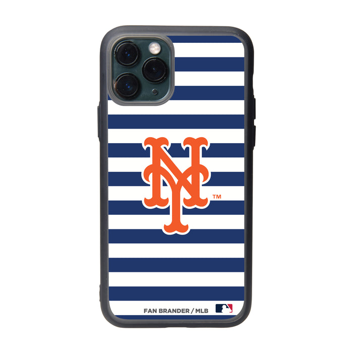 Fan Brander Slate series Phone case with New York Mets Stripes