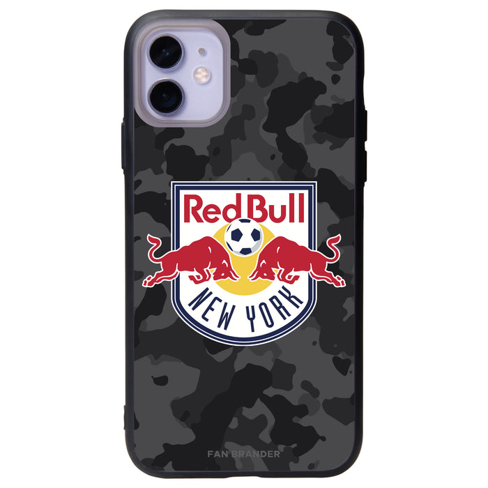 Fan Brander Slate series Phone case with New York Red Bulls Urban Camo Background