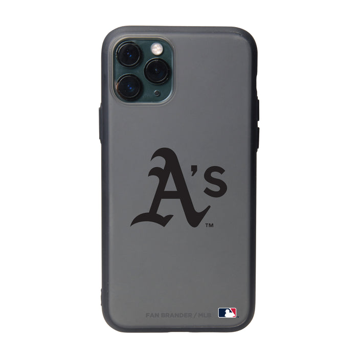 Fan Brander Slate series Phone case with Oakland Athletics Primary Logo in Black