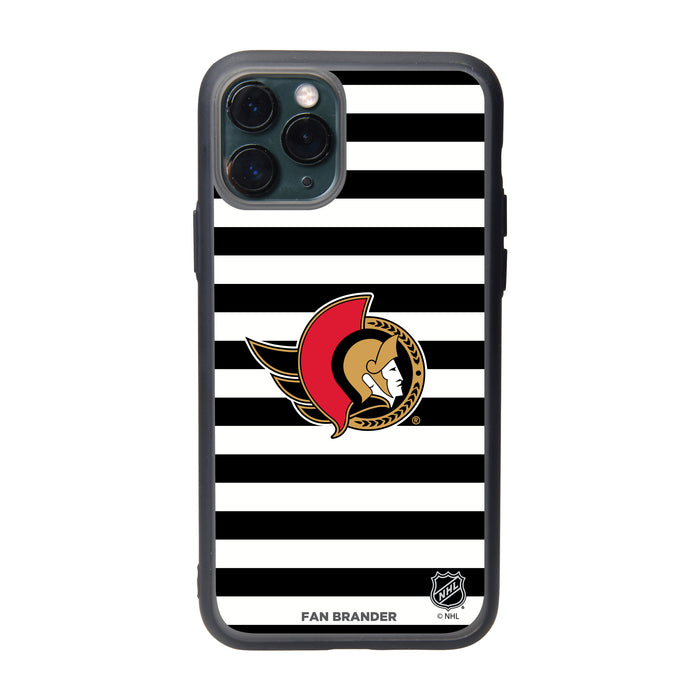 Fan Brander Slate series Phone case with Ottawa Senators Stripes