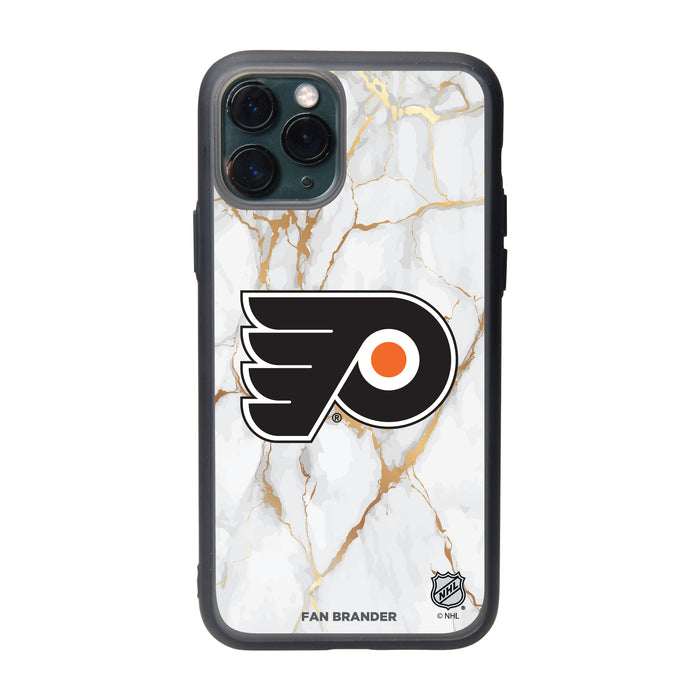 Fan Brander Slate series Phone case with Philadelphia Flyers White Marble Design
