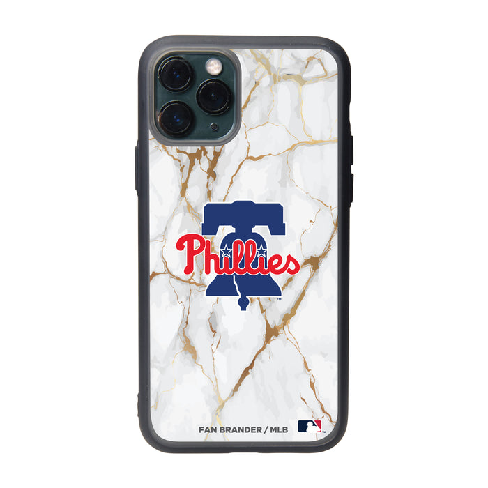 Fan Brander Slate series Phone case with Philadelphia Phillies White Marble design