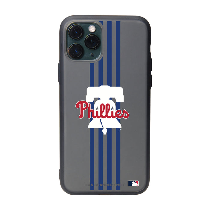 Fan Brander Slate series Phone case with Philadelphia Phillies Primary Logo with Vertical Stripe