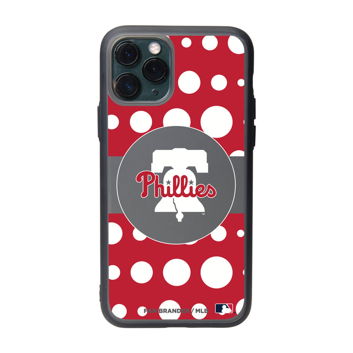 Fan Brander Slate series Phone case with Philadelphia Phillies Primary Logo with Polka Dots