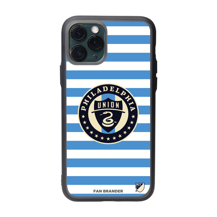 Fan Brander Slate series Phone case with Philadelphia Union Primary Logo with Stripes